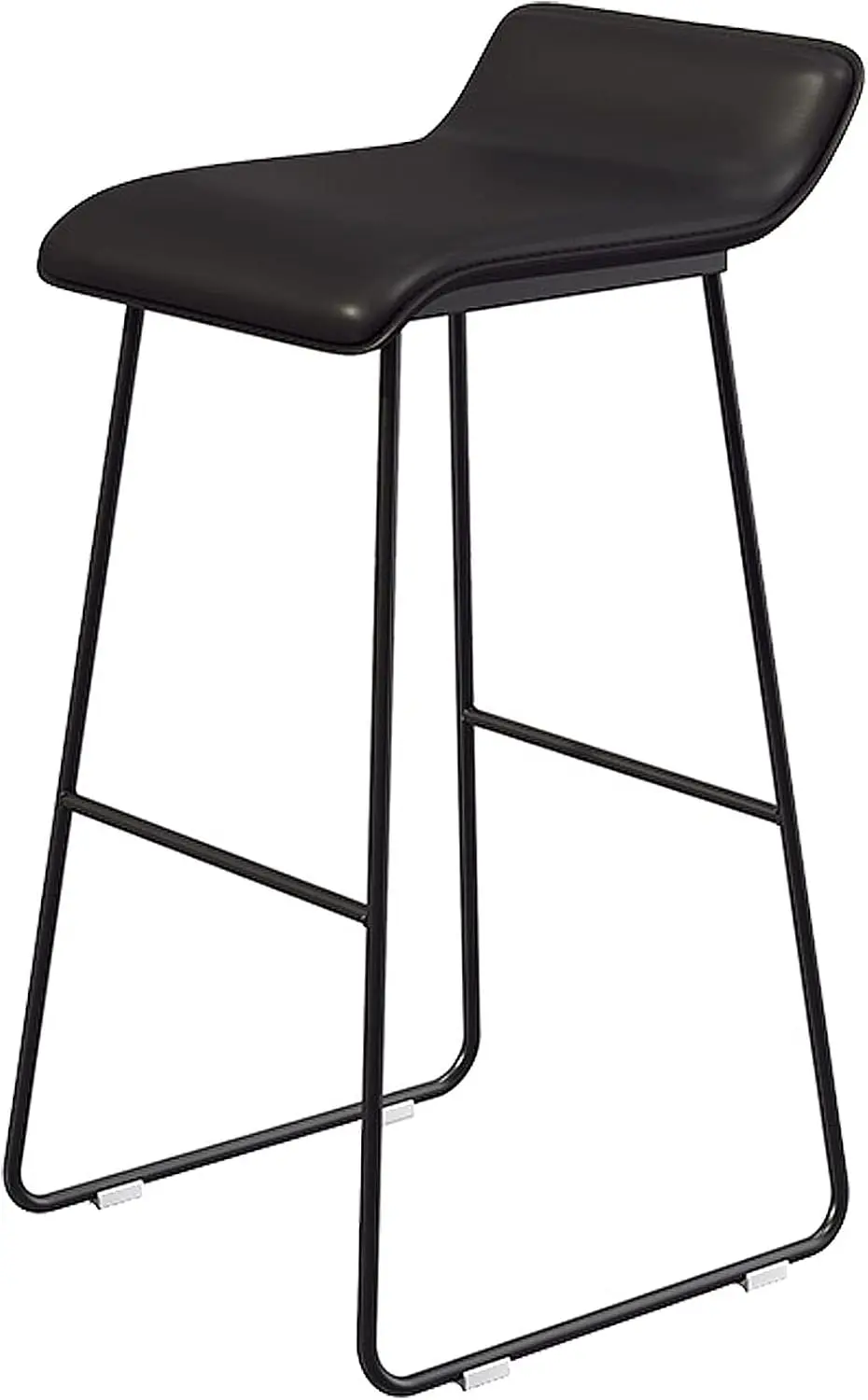Home Bar Stools - Bar Stools Industrial PU Leather Bar