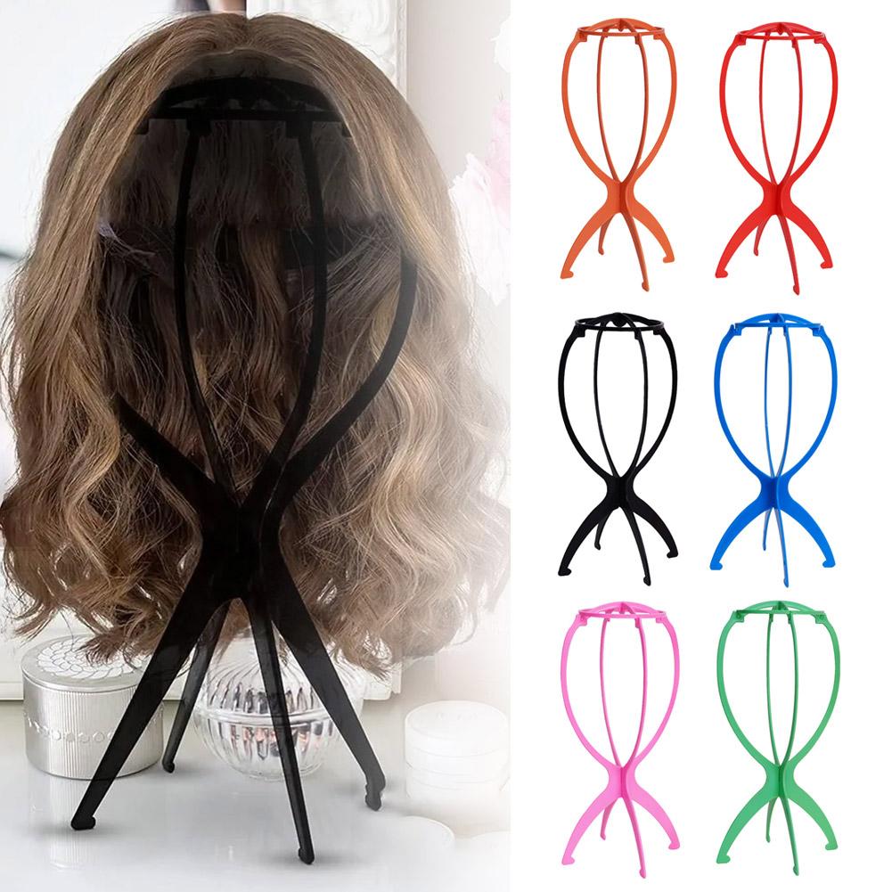 Home Barbershop - Folding Wig Stand Plastic Portable Hat