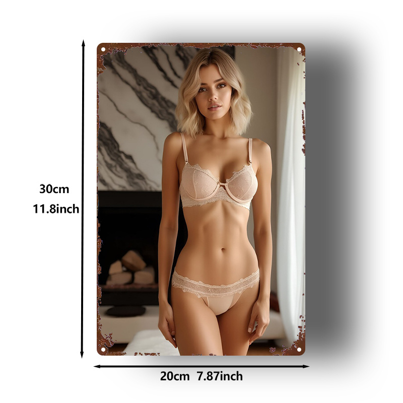 2D Flat Metal Sign - Sexy Woma - Home Bar And Restaurant ulasan dan harga