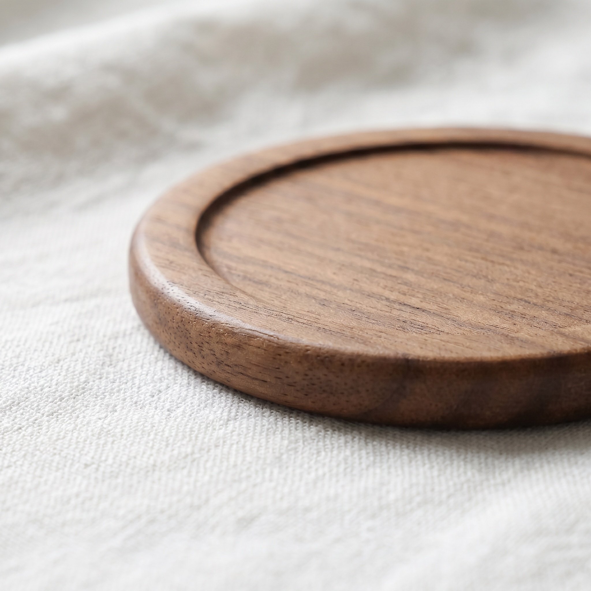 6Pcs Round Wooden Coasters Mad - Home Bar Set ulasan dan harga