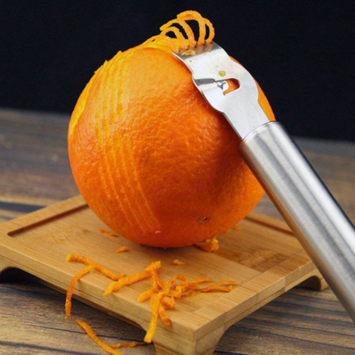 Silver Lemon Zester Tool/Corer - Peeler Channel Knife ulasan dan harga