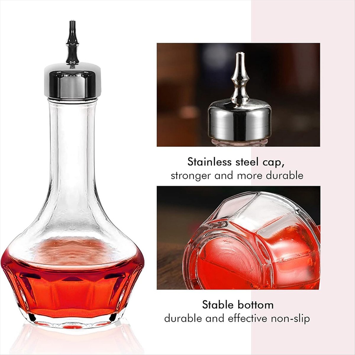 A75K 6 PCS Bitters Bottle Set  - Bitters Bottle Set ulasan dan harga