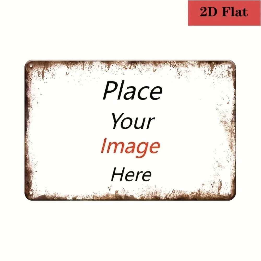 8×12Inch Customizable Metal Pl - Home Bar And Restaurant ulasan dan harga