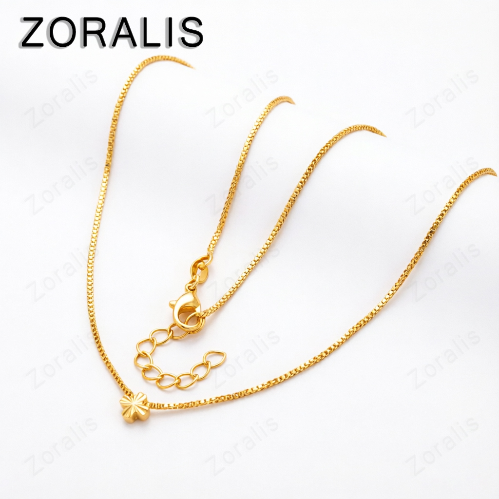 18K Gold Small Cross Pendant N - Bar Cart Gold ulasan dan harga