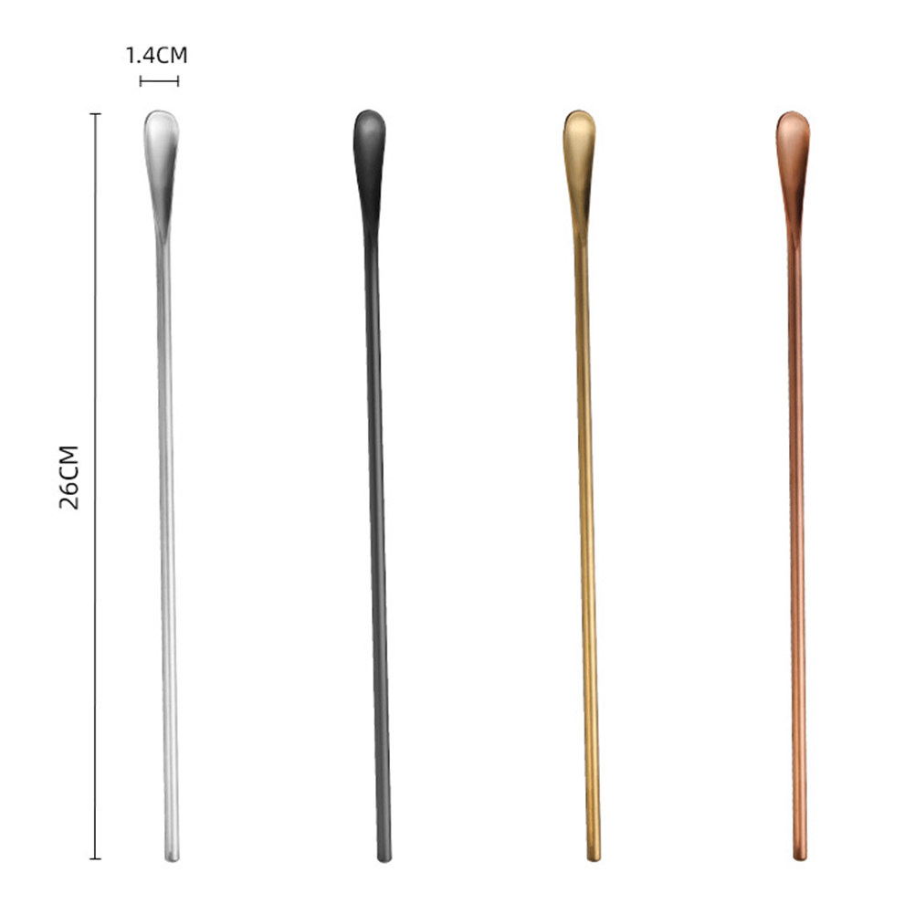 2Pcs Stainless Steel Cocktail  - Bar Spoon Twisted ulasan dan harga