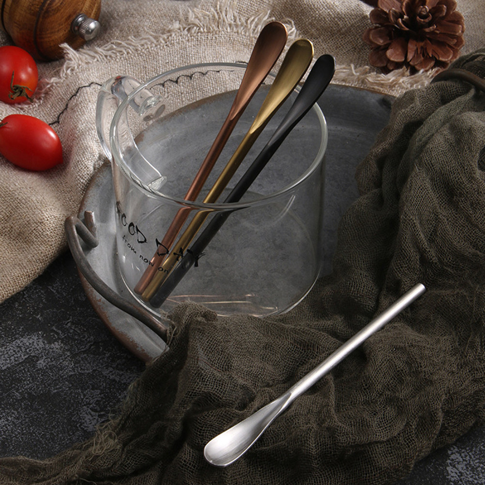 2Pcs Stainless Steel Cocktail  - Bar Spoon Twisted ulasan dan harga