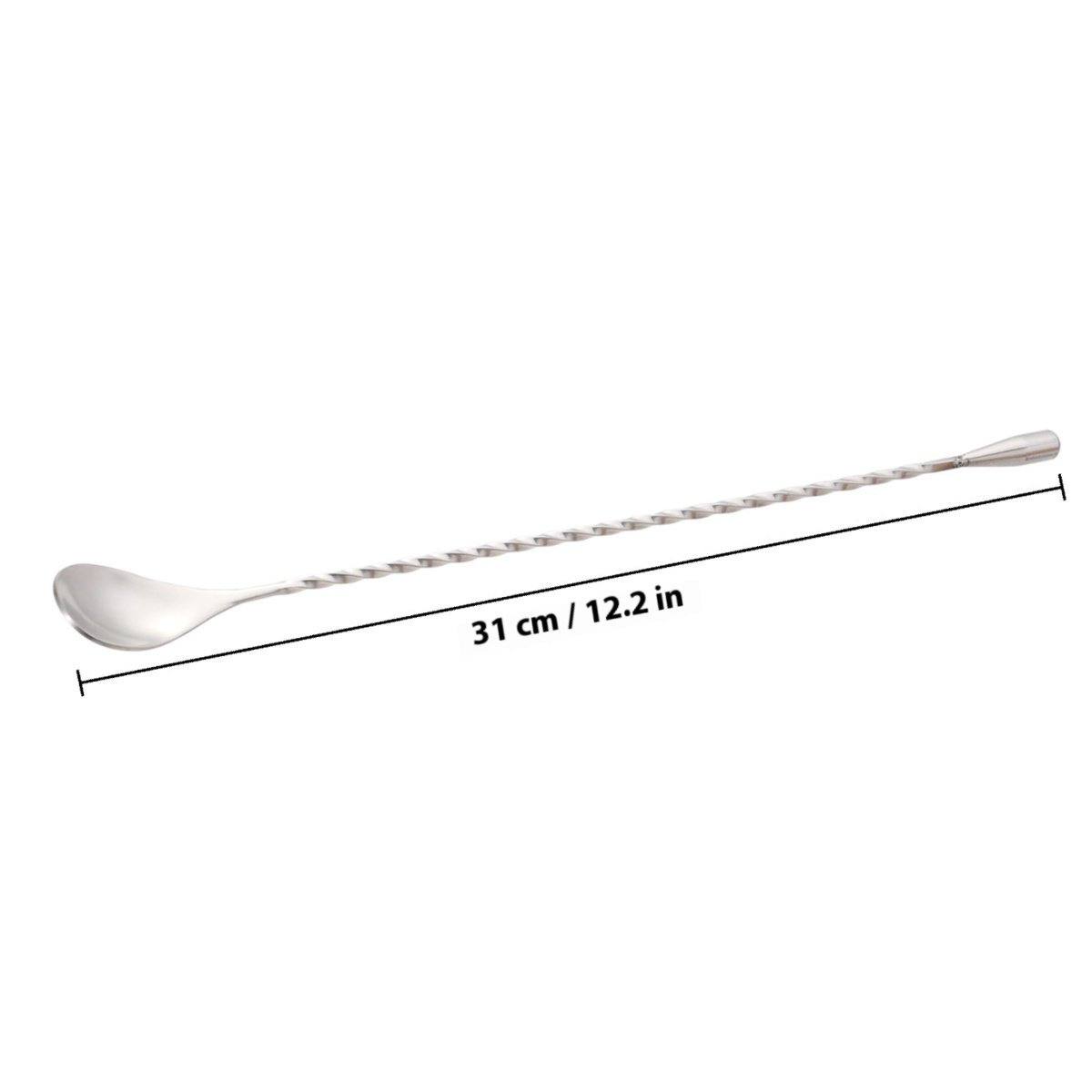 304 Stainless Steel Cocktail P - Bar Spoon Twisted ulasan dan harga