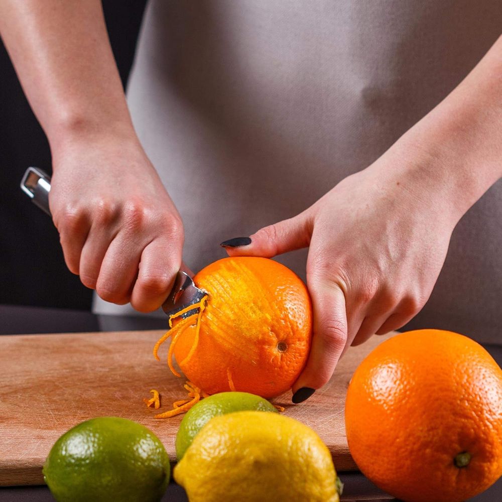 4-Piece Stainless Steel Lemon  - Peeler Channel Knife ulasan dan harga