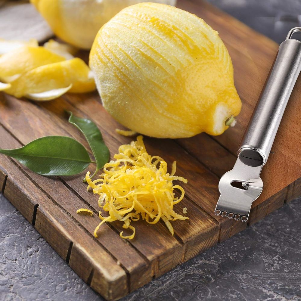 4-Piece Stainless Steel Lemon  - Peeler Channel Knife ulasan dan harga