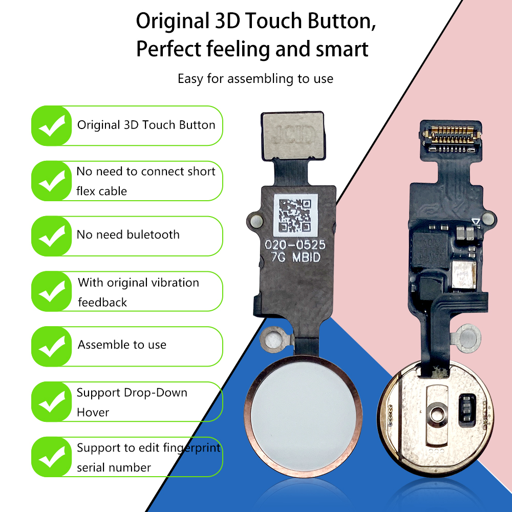 JC 6th 3D Home Button Flex For - Home Bar Iphone ulasan dan harga