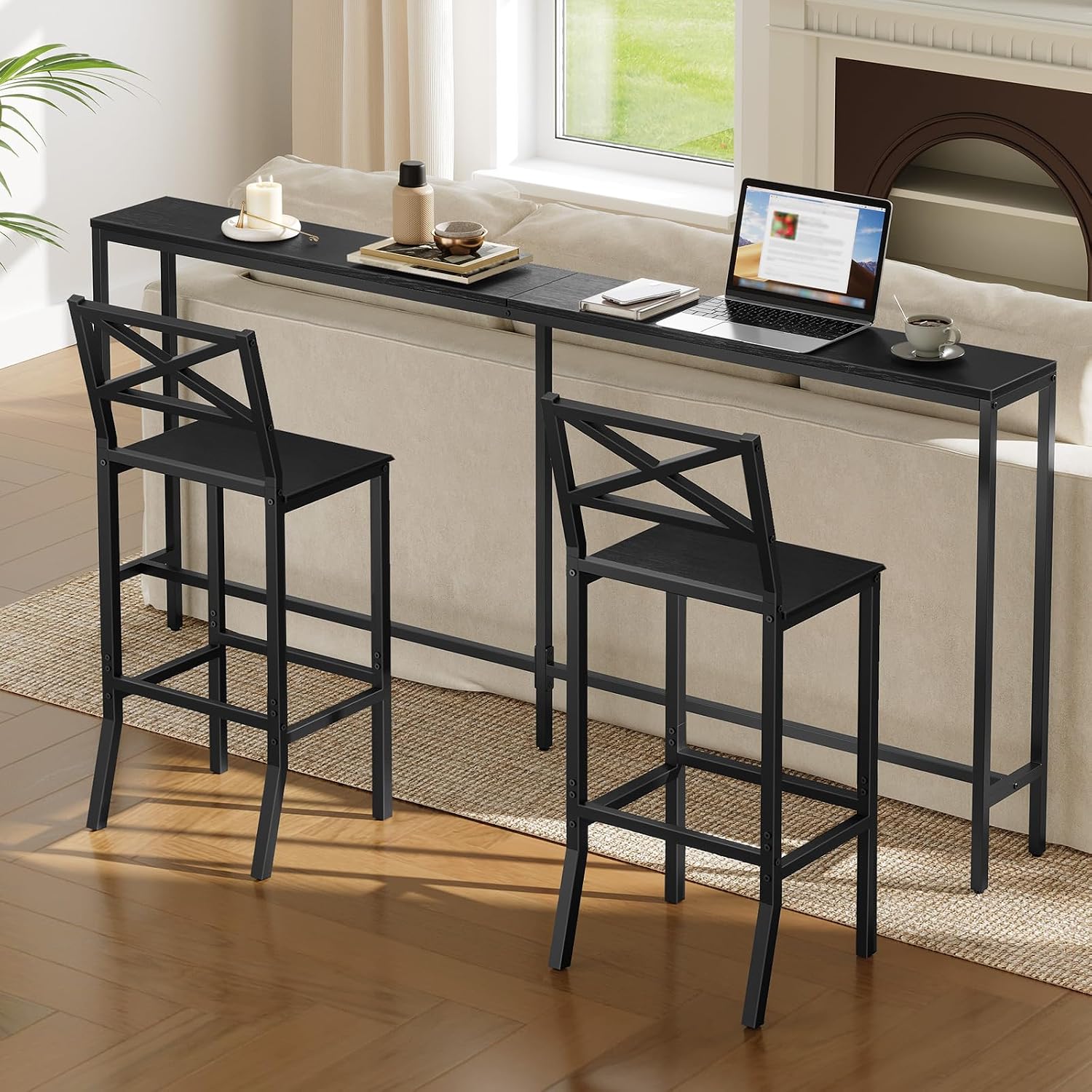 Bar Stools, Set of 2 Bar Chair - Home Bar Stools ulasan dan harga