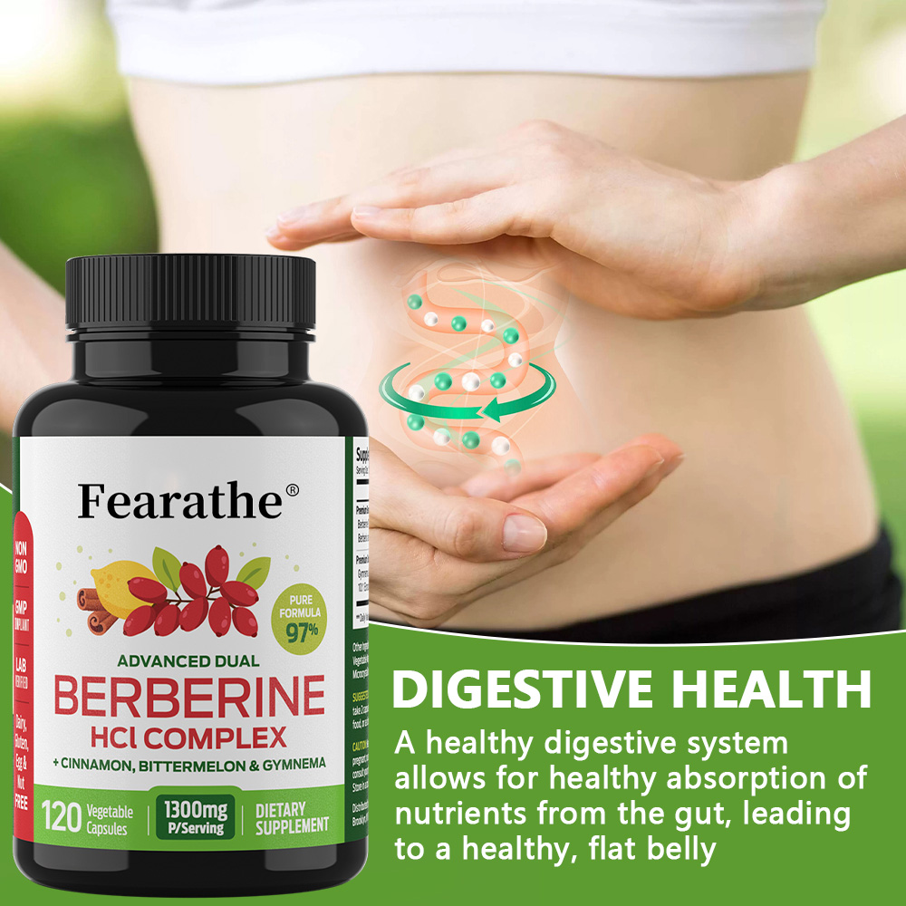 Berberine HCl Capsules with Bi - Bitters Bottle Set ulasan dan harga