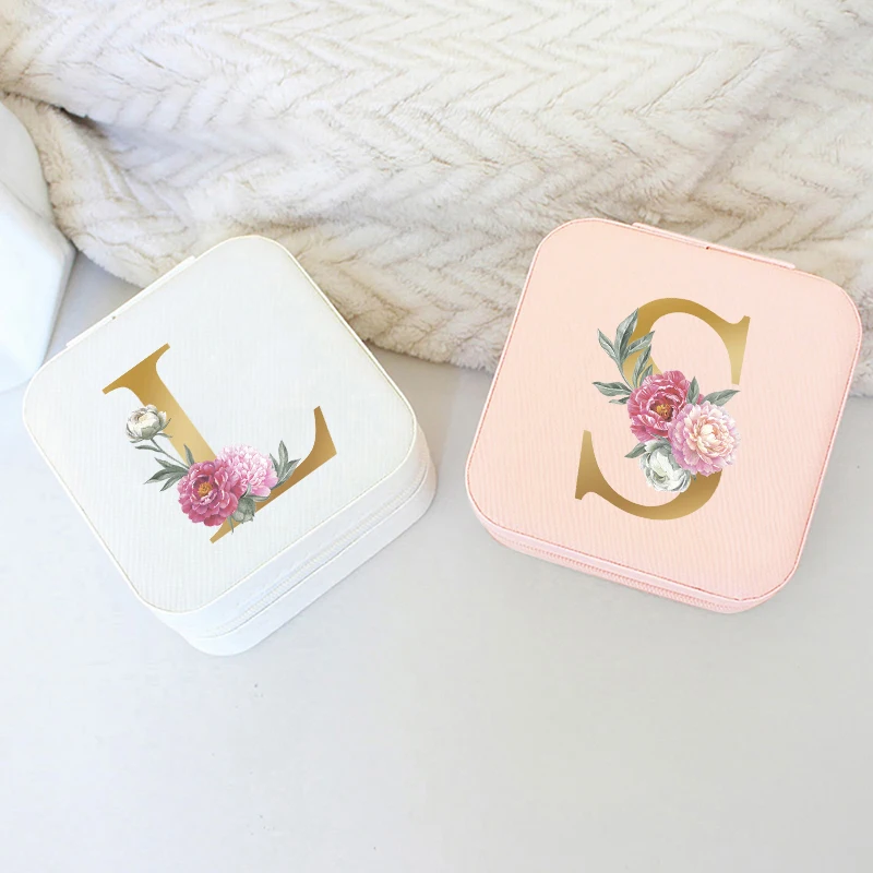 Gold Alphabet Flower Jewelry B - Bar Cart Gold ulasan dan harga