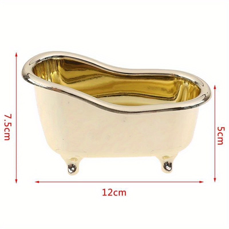 1pc Mini Bathtub Soap Jewelry  - Bar Cart Gold ulasan dan harga
