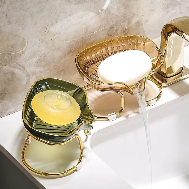 Gold Edged Toilet Soap Drain B - Home Bar Shelf ulasan dan harga