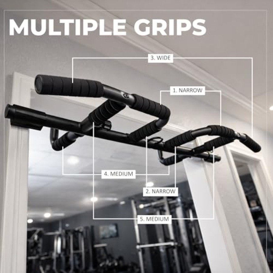 Doorway Pull Up Bar Set with S - Home Bar Set ulasan dan harga
