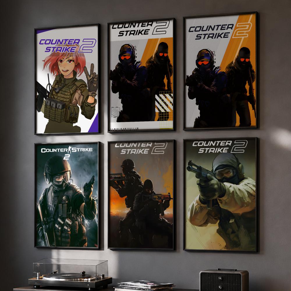 CS-Counter-Strike 2 Game Poste - Home Bar And Counter ulasan dan harga