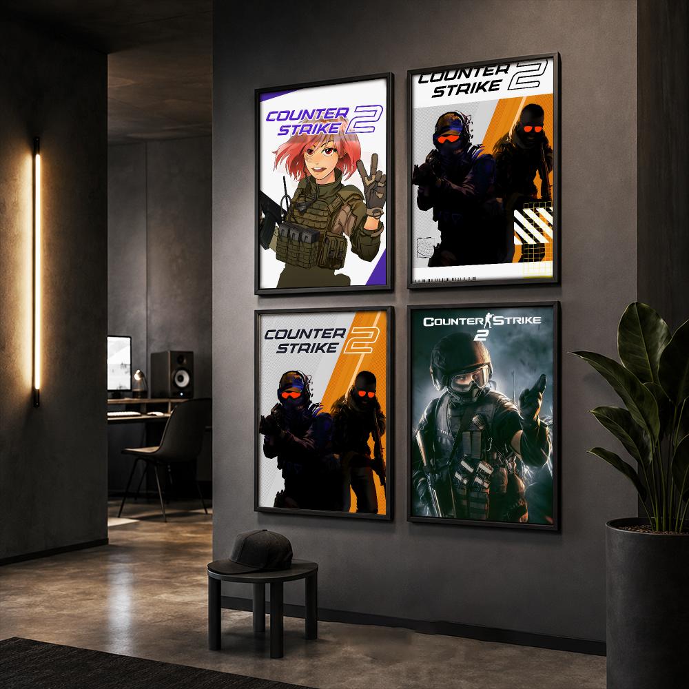 CS-Counter-Strike 2 Game Poste - Home Bar And Counter ulasan dan harga