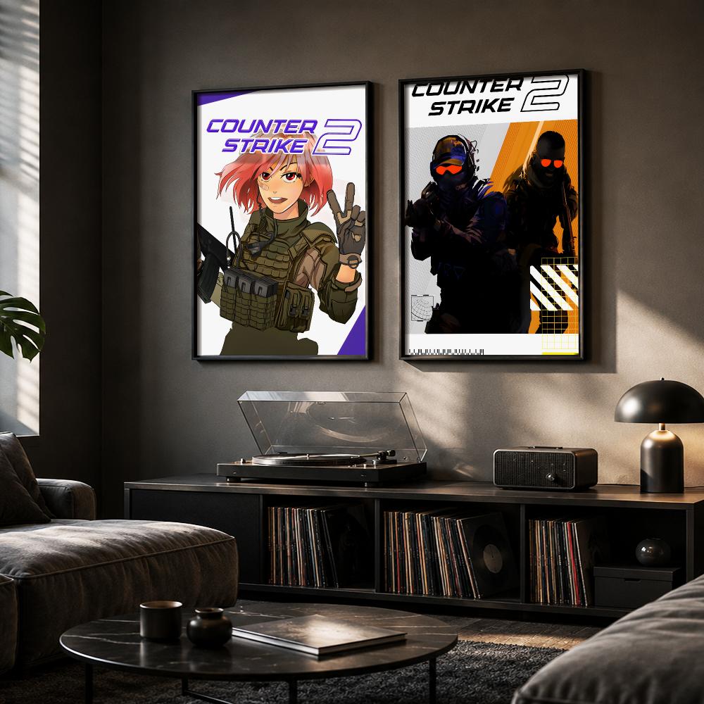 CS-Counter-Strike 2 Game Poste - Home Bar And Counter ulasan dan harga