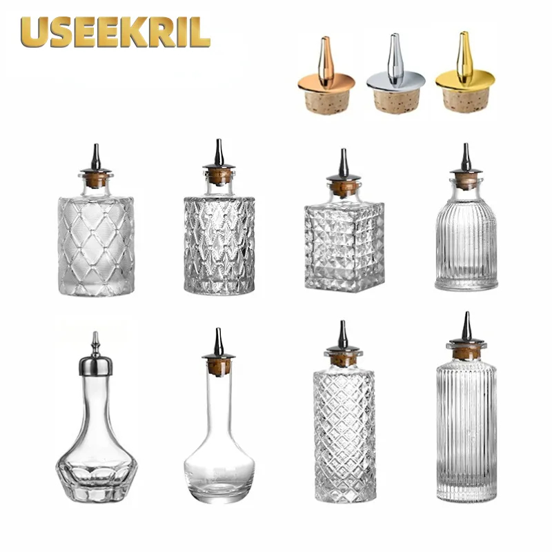 Cocktail Bitters Bottles With  - Bitters Bottle Set ulasan dan harga