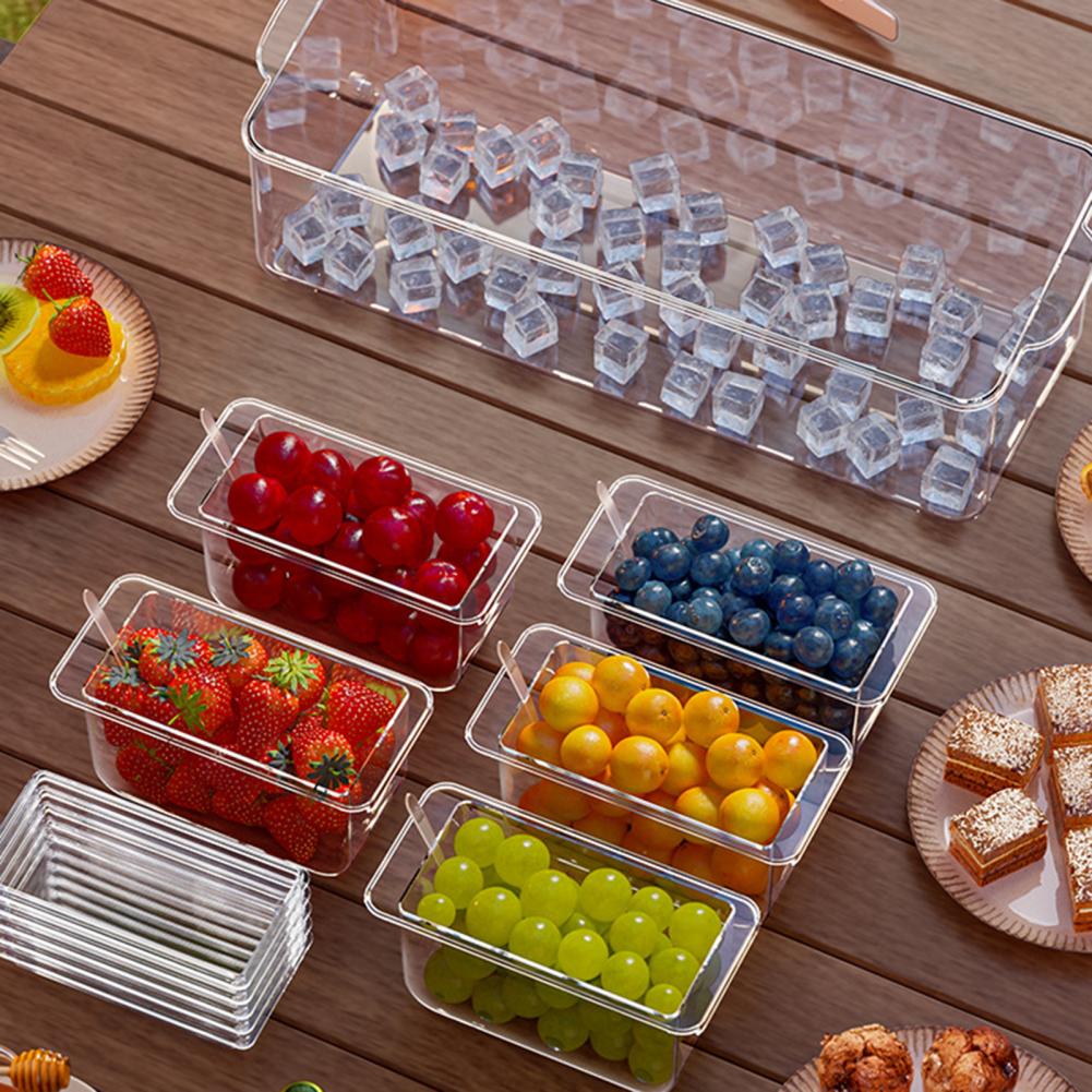 Taco Bar Serving Set for Party - Garnish Tray Set ulasan dan harga