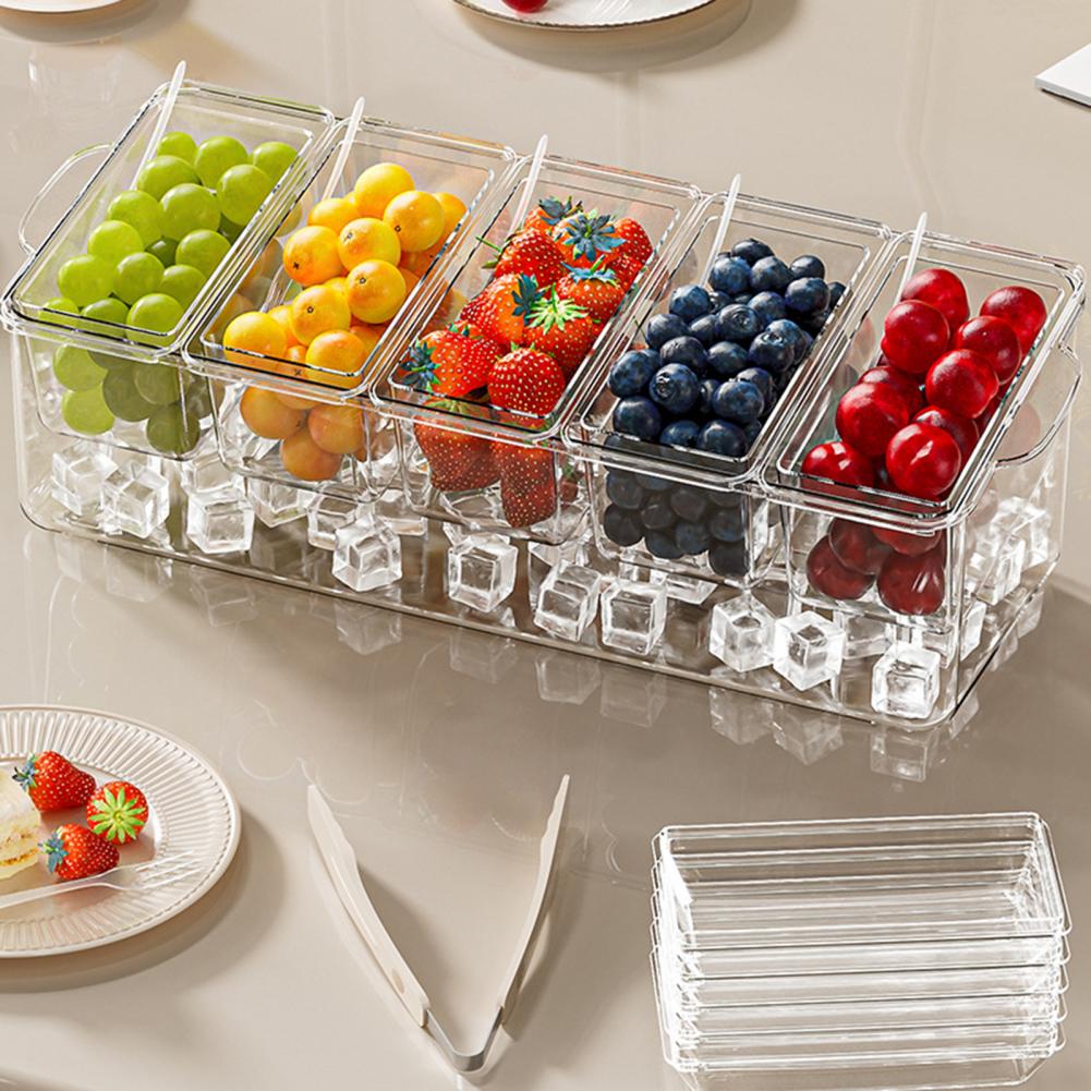 Taco Bar Serving Set for Party - Garnish Tray Set ulasan dan harga