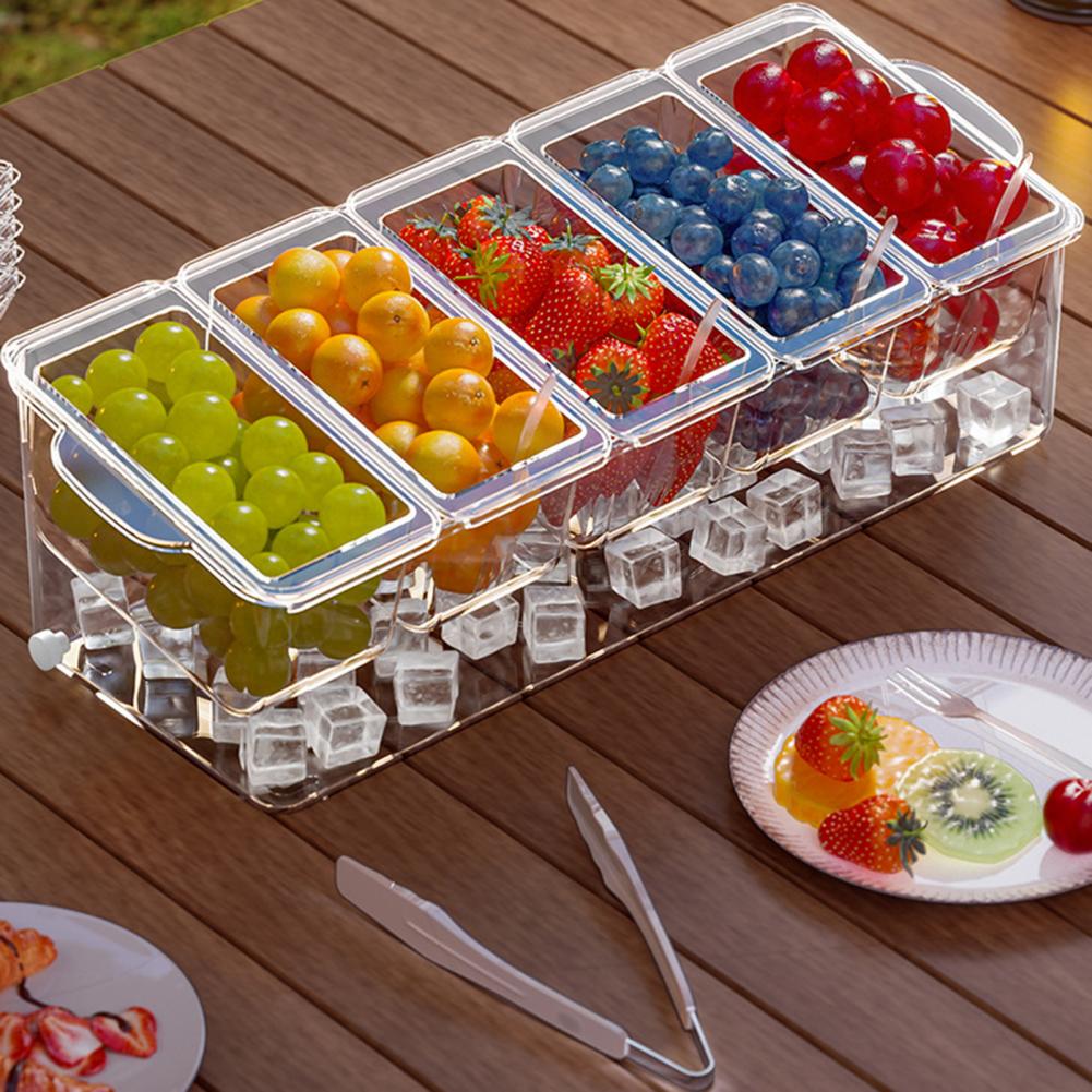 Taco Bar Serving Set for Party - Garnish Tray Set ulasan dan harga