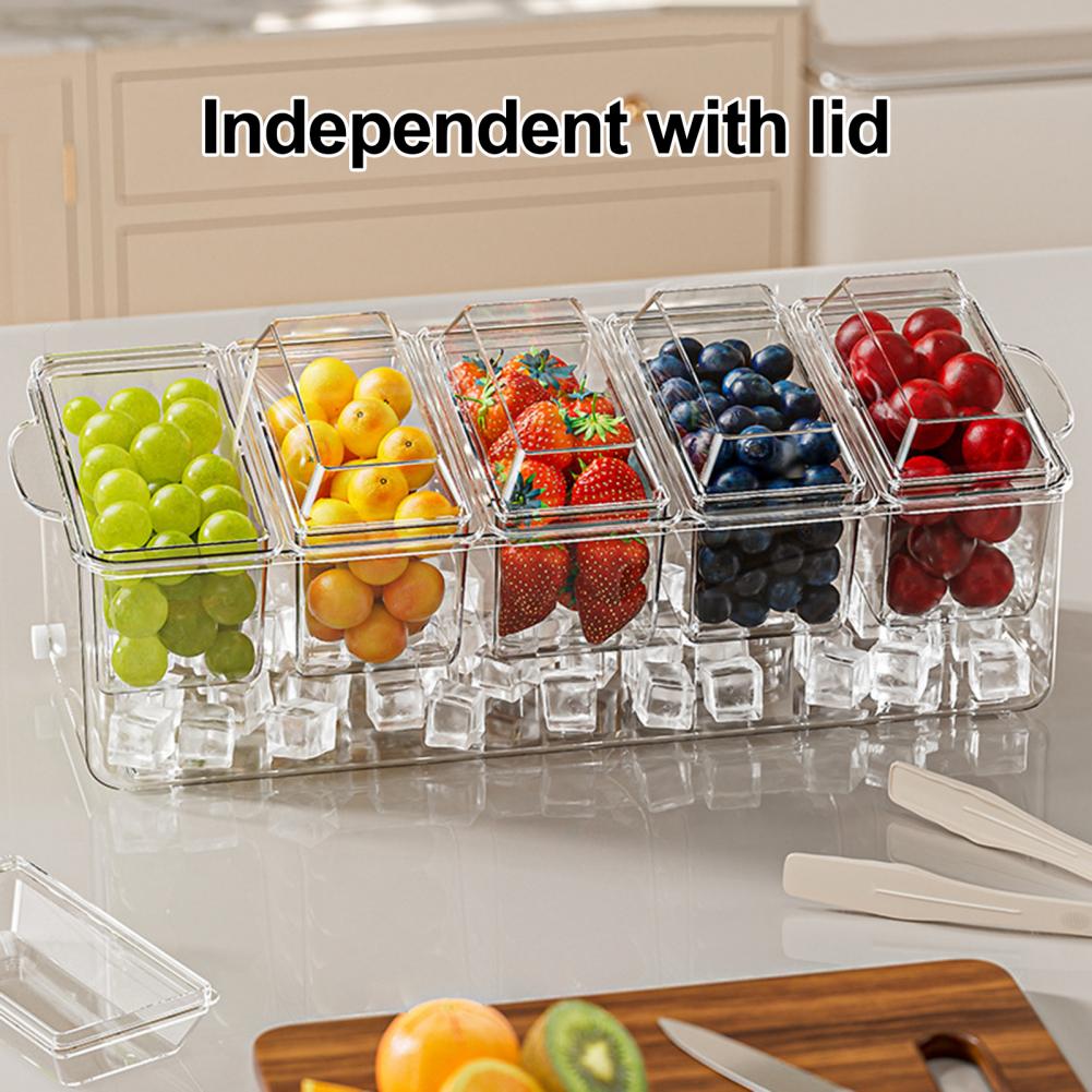Taco Bar Serving Set for Party - Garnish Tray Set ulasan dan harga