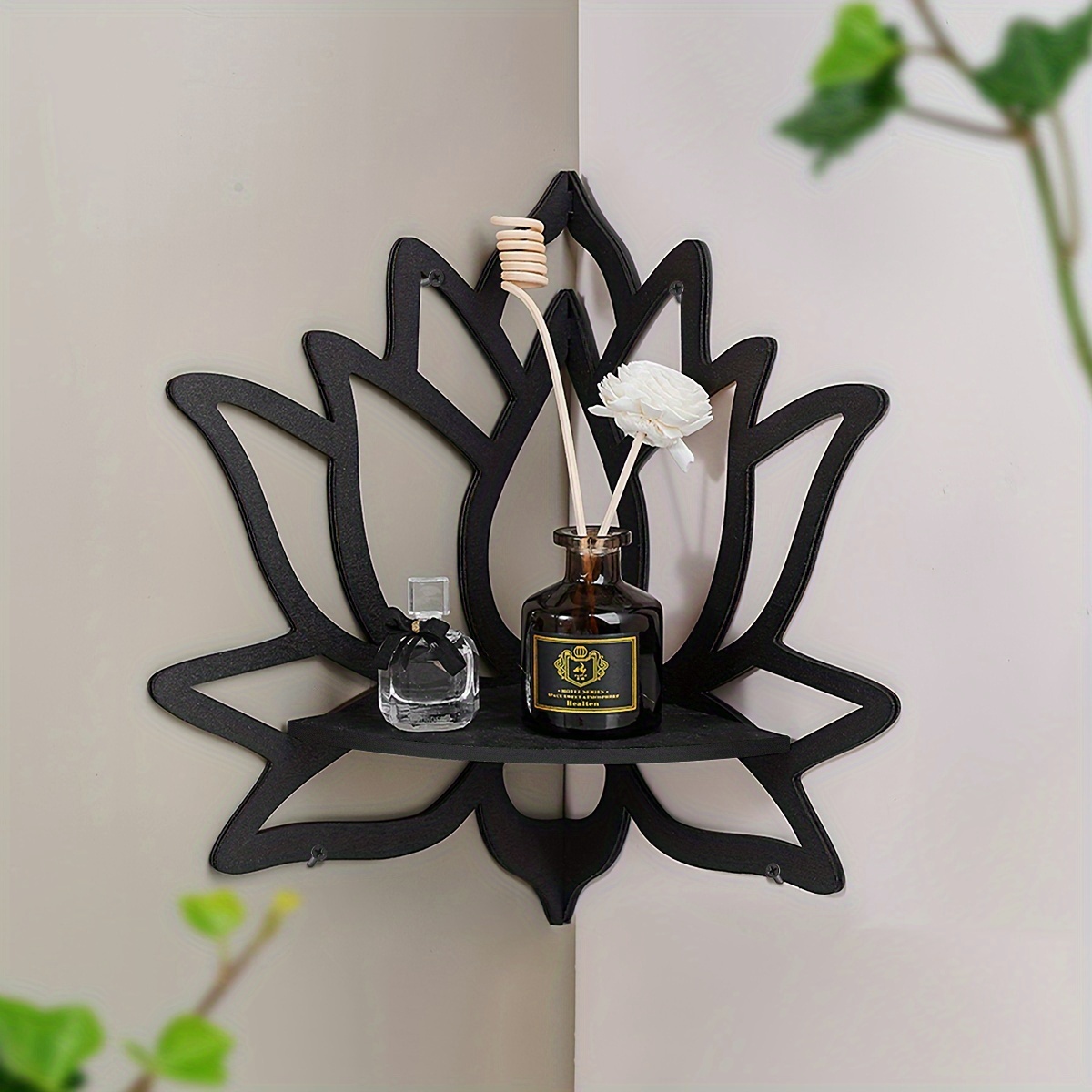 Lotus Corner Floating Shelf, H - Home Bar Shelf ulasan dan harga