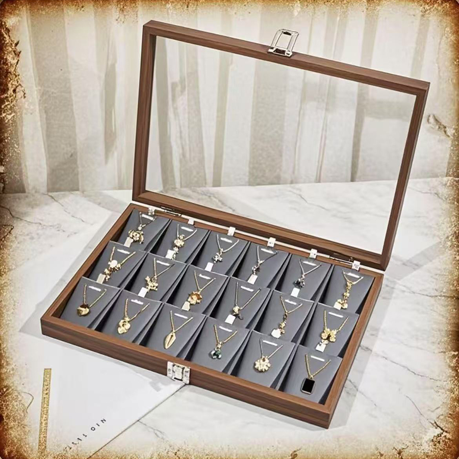 Walnut Wooden Necklace Pendant - Bar Cart Gold ulasan dan harga
