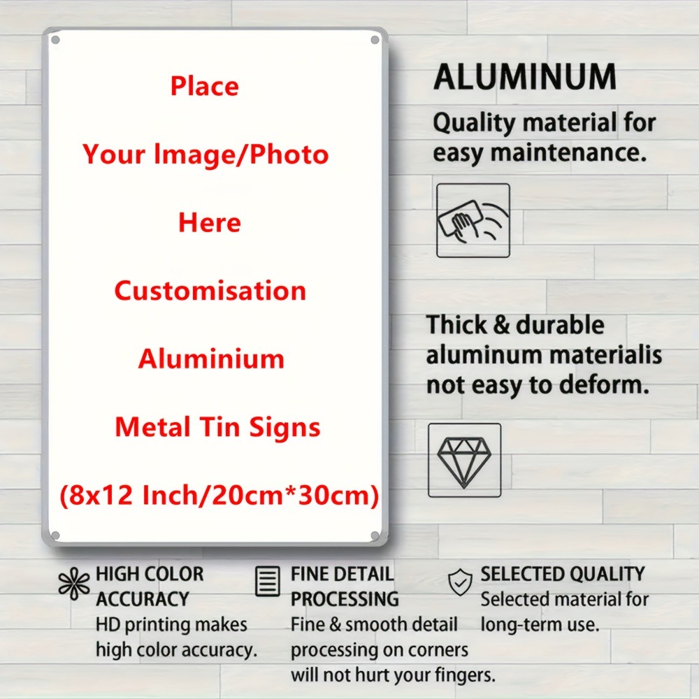 1pc Custom Aluminum Tin Sign 8 - Home Bar Cafe ulasan dan harga