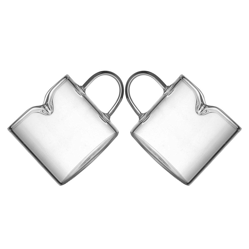 2Pcs Espresso Cups Set Clear B - Home Bar Set ulasan dan harga