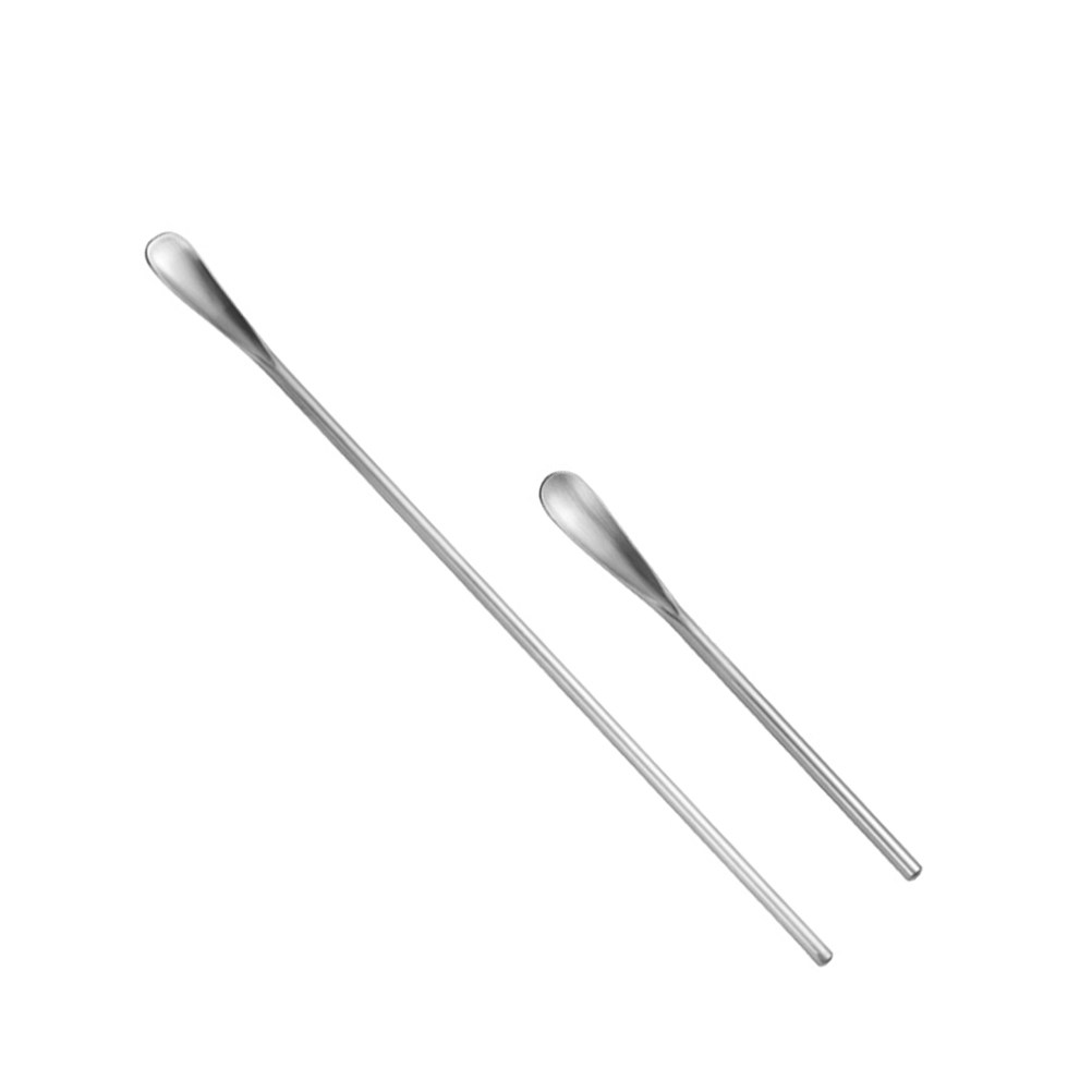 2Pcs Stainless Steel Cocktail  - Bar Spoon Twisted ulasan dan harga